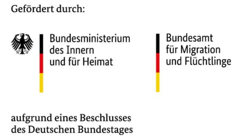 Logo BAMF und Bundesministerium des Innern und für Heimat