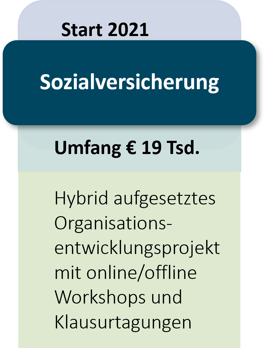 Weiteres Projekt Sozialversicherung Organisationsentwicklung