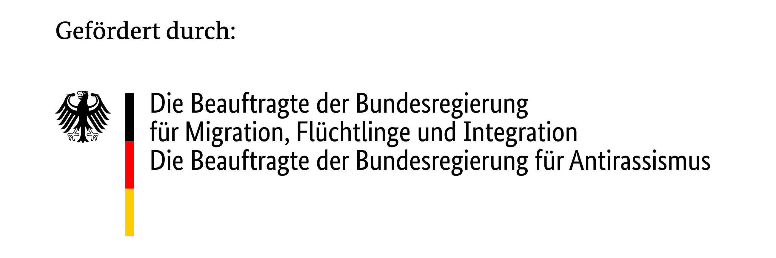 Die Beauftragte der Bundesregierung für Migration, Flüchtlinge und Integration / Die Beauftragte der Bundesregierung für Antirassismus