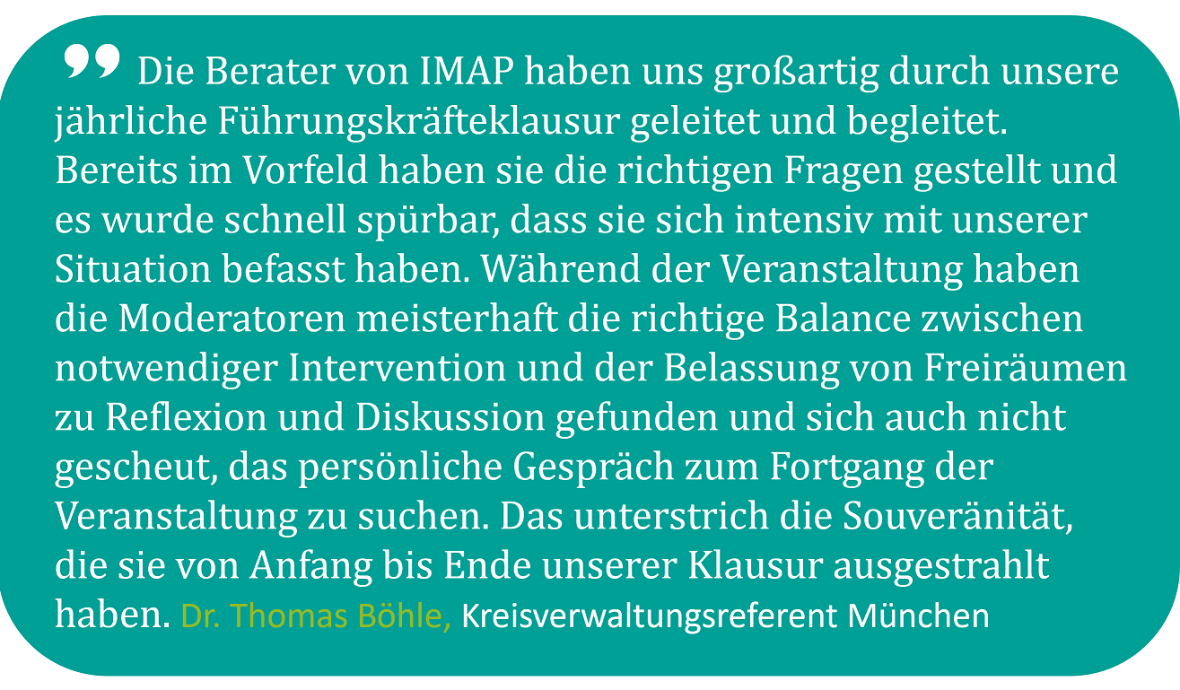 Kundenzitat zu Moderation